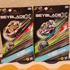 NEW BeybladeX Claw Leon 5-60P & Lance Knight 4-80HN Hasbro